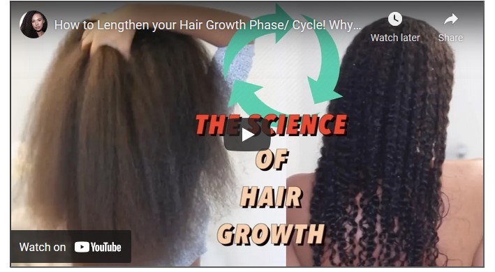 How to Lengthen your Hair Growth Phase/ Cycle! Why your hair won't grow past a certain length!
