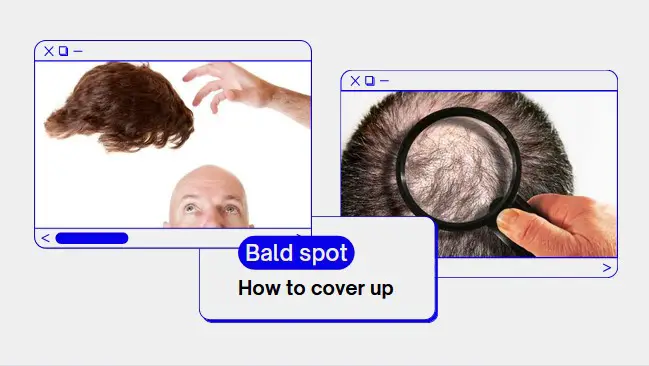 how to cover up bald spot on crown picture