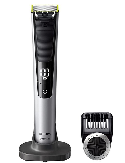 Philips Norelco Oneblade QP6520/30 Pro Hybrid Electric Trimmer and Shaver