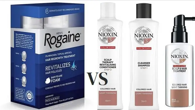Nioxin vs Rogaine – Which works best?