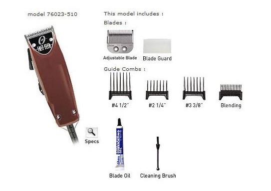 Oster Professional 76023-510 Flat Feed Clipper with Adjustable Blade