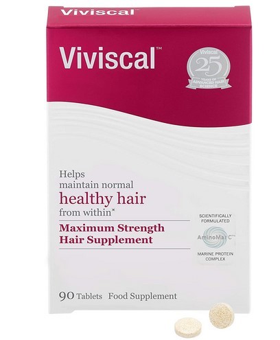 Viviscal - Maximum Strength Hair Supplements - Pack of 90 Tablets (1 ½ Month Supply)