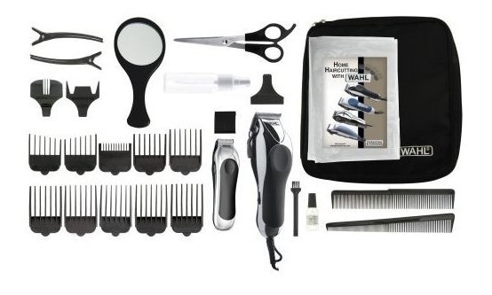Wahl 79524-1001 Deluxe Chrome Pro with Multi-Cut Clipper and Trimmer