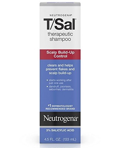 neutrogena t/sal therapeutic shampoo, scalp build-up control 4.5 oz