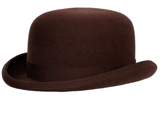  Levine Fleming Firm Felt Derby Bowler Hat 100% Wool (3+ Colors) 