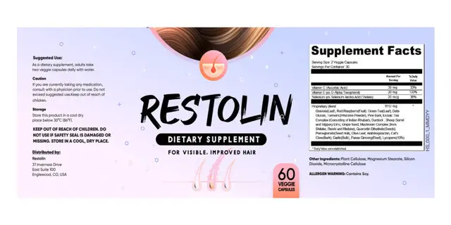 Restolin hair loss supplement