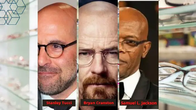 bald guys with glasses