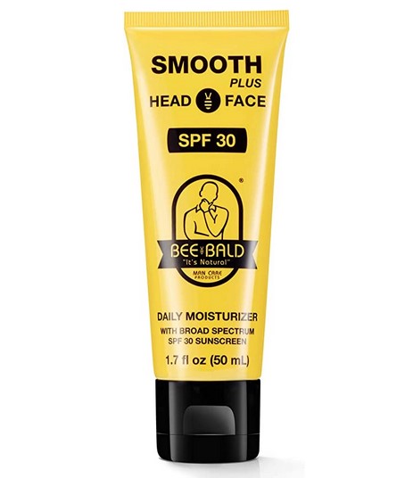 Bee Bald SMOOTH PLUS Daily Moisturizer with SPF 30 Broad Spectrum Sunscreen 
