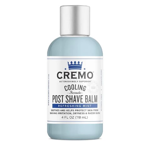 Cremo Cooling Formula Post Shave Balm, Soothes, Cools And Protects Skin From Shaving Irritation, Dryness and Razor Burn, 4 Oz 