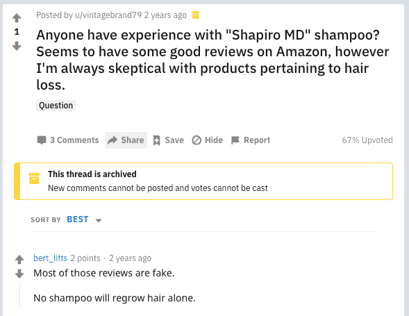 shapiro md reddit review