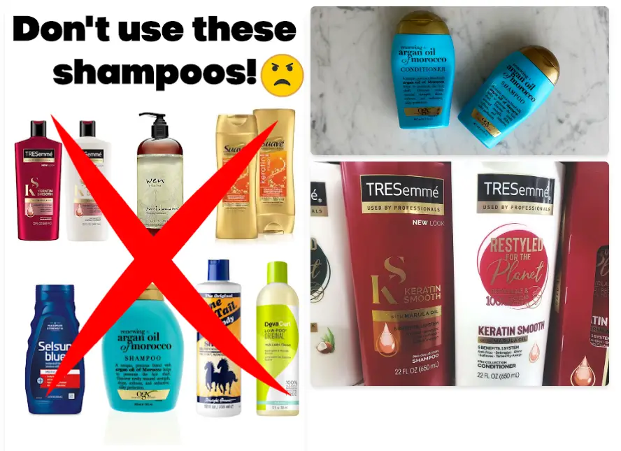 list of shampoos that cause hair loss