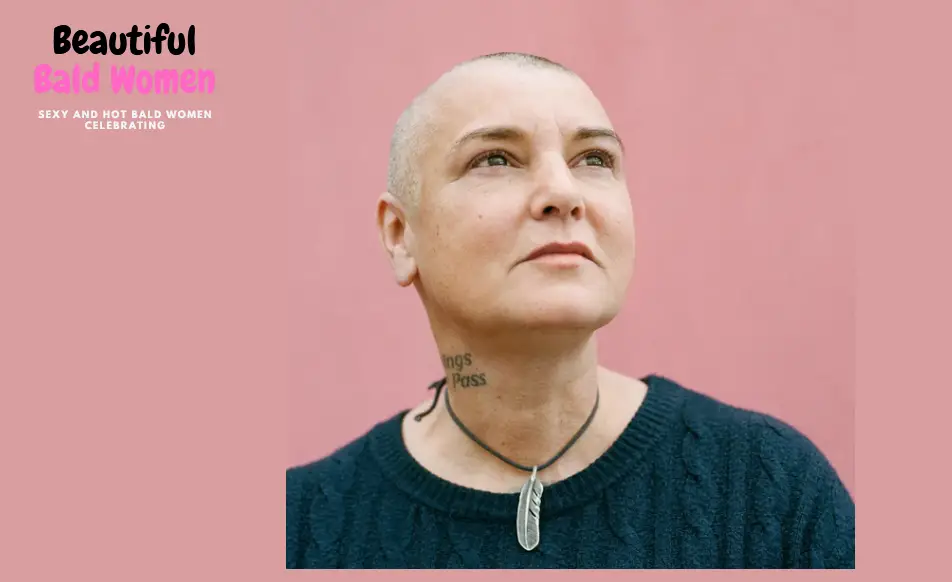 Image of Sinead O'Connor and Skin, two bald icons, challenging beauty norms and inspiring diversity