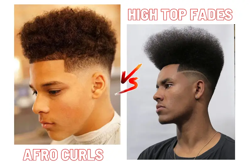 Afro Curls vs High Top Fades