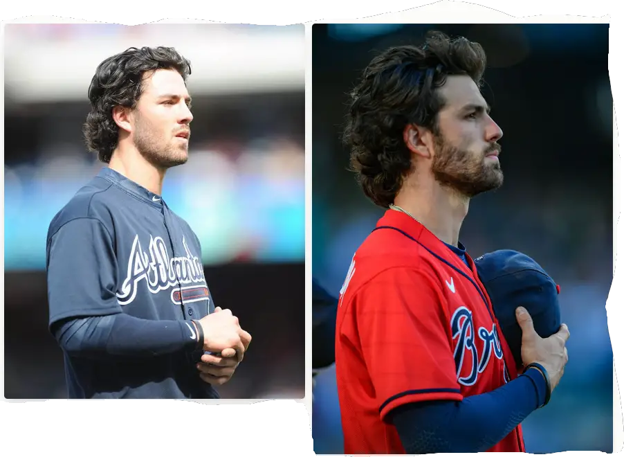 Close-up of Dansby Swanson's Wavy Hair