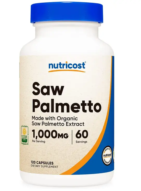 Nutricost Saw Palmetto 1000mg, 120 Capsules - CCOF