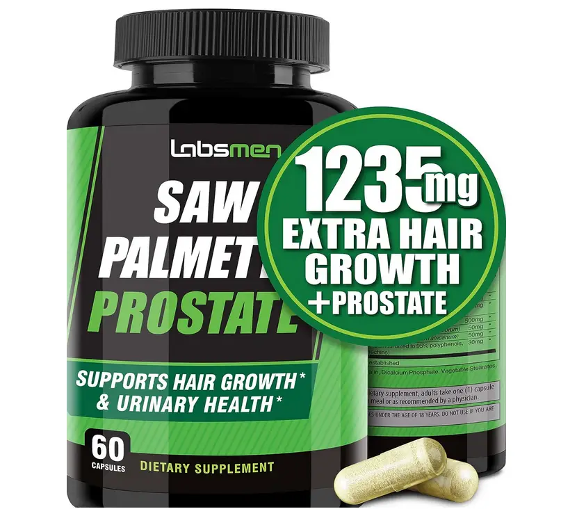 Saw Palmetto Healthy Prostate Supplement for Men 1235mg - Extra Strength Prostate 