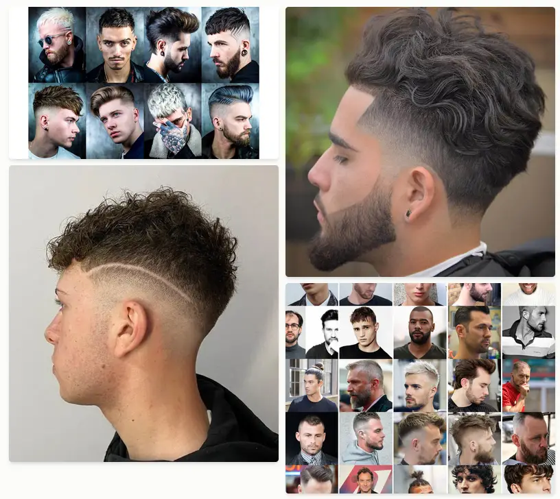 curly top fade