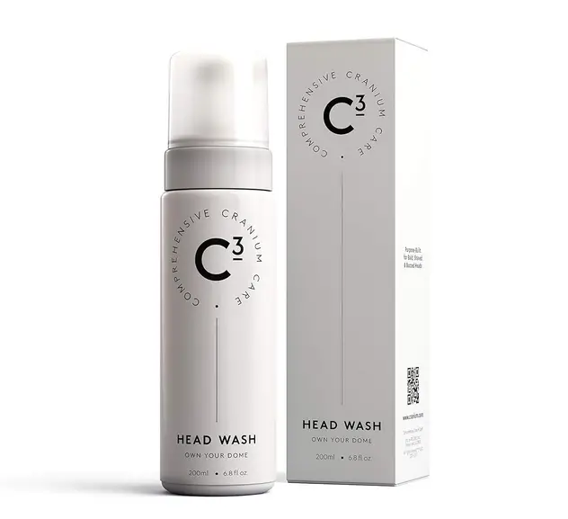 C3 Head Wash Is The Best Foam Cleanser for Bald Heads