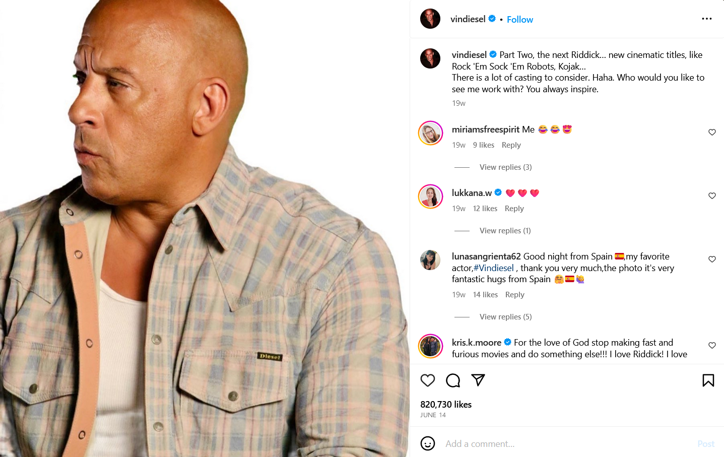 Vin Diesel Sexiest black bald men