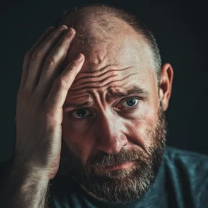 Balding Men looking Emotional by the Aspects Of Hair Loss